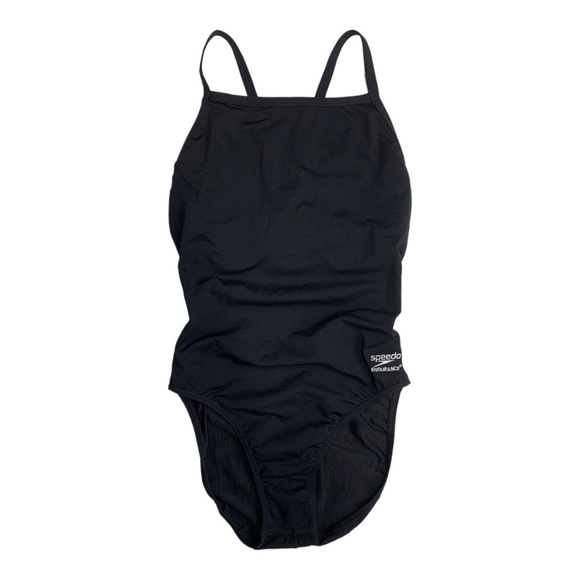 Speedo Black One-Piece Swimsuit - Size 10/36 - Picture 4 of 11